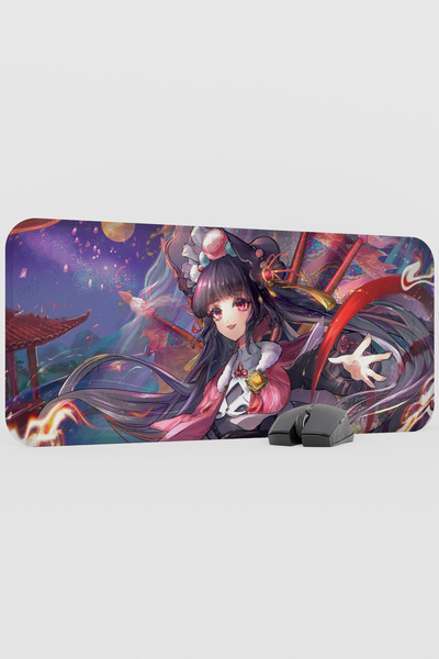 mousepad bastir لوحة ماوس للألعاب من Yun Jin Genshin Impact Anime Player V3 -...