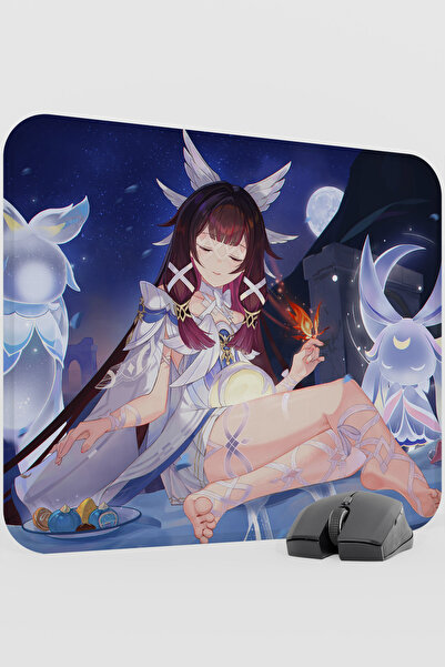mousepad bastir Columbina (Damselette) Genshin Impact Anime Player V2 - 48X40...