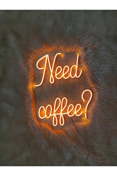 dekoraven Need Coffee? Yazılı Neon LED Tabela | Kafe, Coffee Shop & Dekoratif...