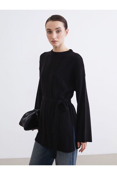 LC Waikiki Self-Patterned Women's Knitwear Tunic