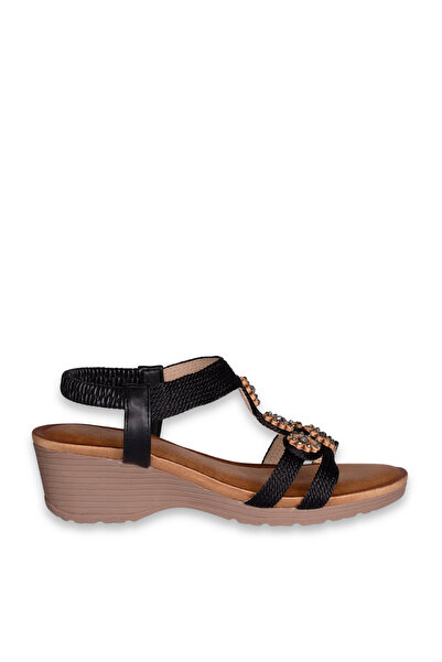 SOLMAZ Solly Zk F11-16 Black Women's Sandals