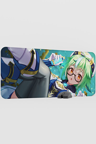 mousepad bastir لوحة ماوس الألعاب Sucrose Genshin Impact Anime Player V2 - 90...