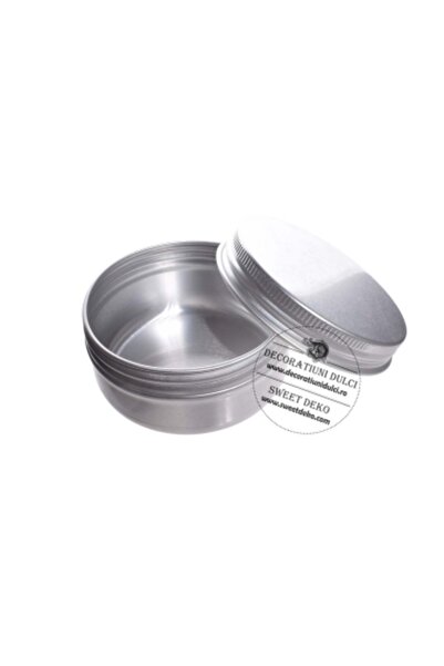 Decoratiuni Dulci Silver metal box