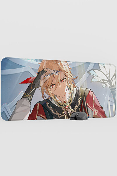 mousepad bastir Kaveh Genshin Impact Anime Player V4 - 90x40 XXL لوحة ماوس لل...
