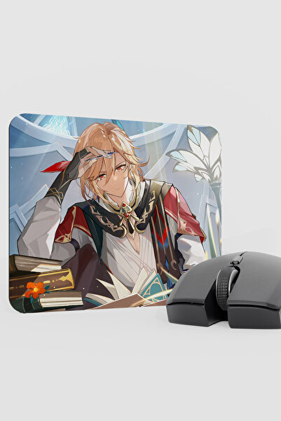 mousepad bastir Kaveh Genshin Impact Anime Player V4 - 22X18 Gaming Mouse Pad...
