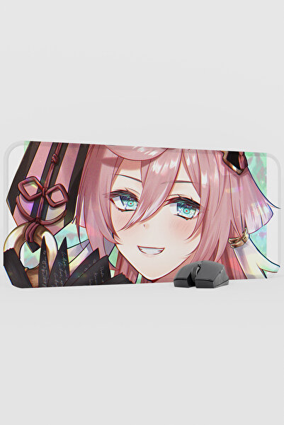 mousepad bastir Yanfei Genshin Impact Anime Player V4 - لوحة ماوس للألعاب مقا...