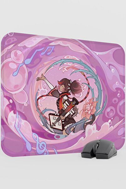 mousepad bastir Xinyan Genshin Impact Anime Player V1 - 48X40 XL لوحة ماوس لل...