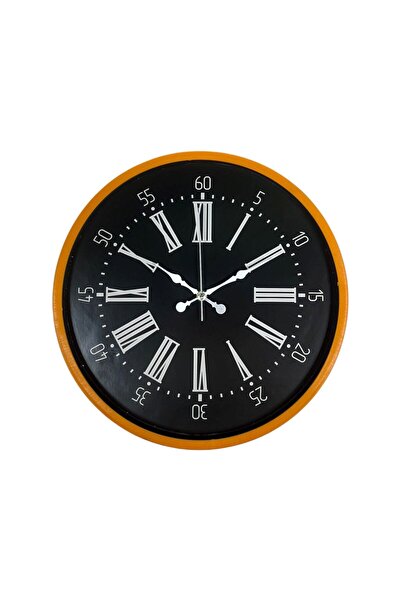 ForWhat 36cm Orange Style Decor Wall Clock for Office Home Office Gift