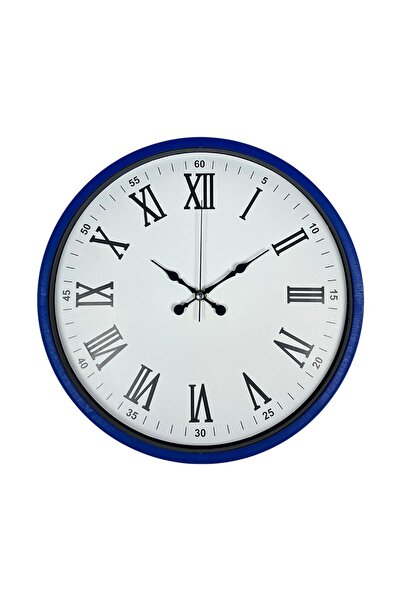 ForWhat 36cm Navy Blue Trend Decor Wall Clock for Office Home Office Gift