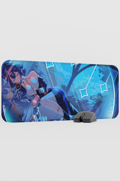 mousepad bastir لوحة ماوس للألعاب من Layla Genshin Impact Anime Player V5 - 7...