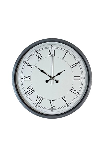 ForWhat 36cm Grey Model Decor Wall Clock for Office Home Office Gift