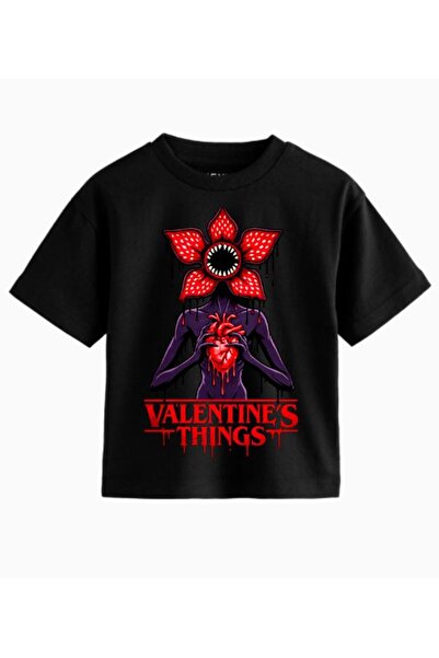 ROLY 100% Cotton Stranger Things Stranger Valentine Monster T-Shirt