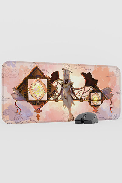 mousepad bastir Ningguang Genshin Impact Anime Oyuncu V2 - 70x30 XL Gaming Mo...