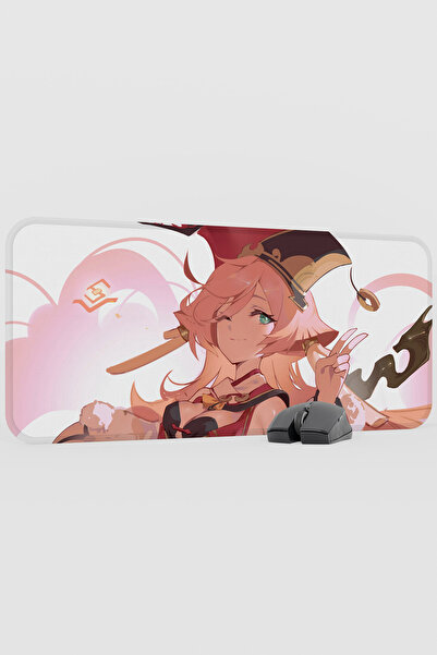 mousepad bastir Yanfei Genshin Impact Anime Player V5 - 70X30 XL Gaming Mouse...