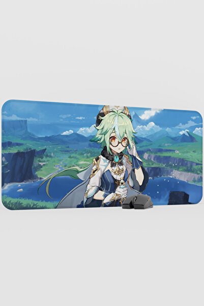 mousepad bastir Sucrose Genshin Impact Anime Player V1 - 90X40 XXL Gaming Mou...