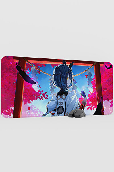 mousepad bastir Kujou Sara Genshin Impact Anime Player V3 - 90X40 XXL Gaming ...
