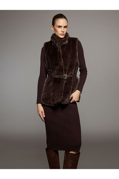 LC Waikiki Half Turtleneck Knitwear Dress