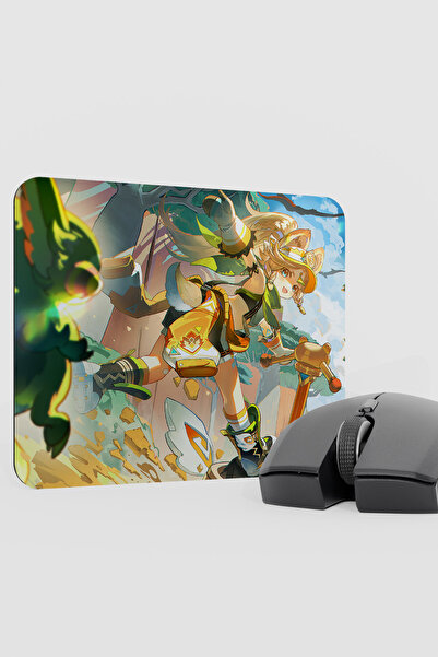 mousepad bastir Kachina Genshin Impact Anime Player V1 - 22X18 Gaming Mouse P...