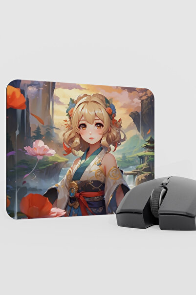 mousepad bastir Kirara Genshin Impact Anime Player V4 - 22X18 Gaming Mouse Pa...