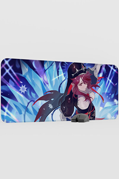 mousepad bastir لوحة ماوس للألعاب من Rosaria Genshin Impact Anime Player V1 -...