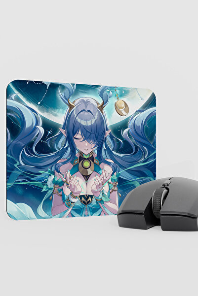 mousepad bastir Lauma Genshin Impact Anime Player V1 - 22X18 Gaming Mouse Pad...
