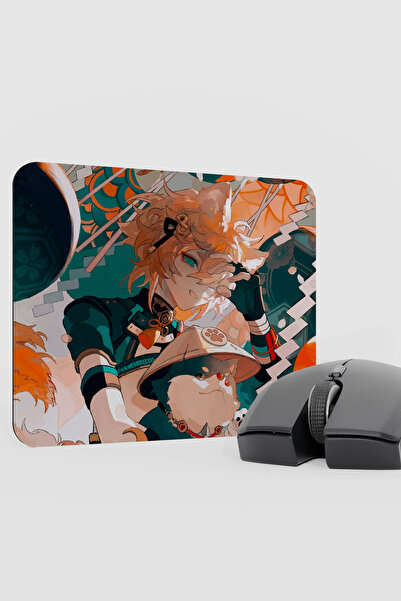 mousepad bastir Gorou Genshin Impact Anime Player V3 - 22X18 Gaming Mouse Pad...