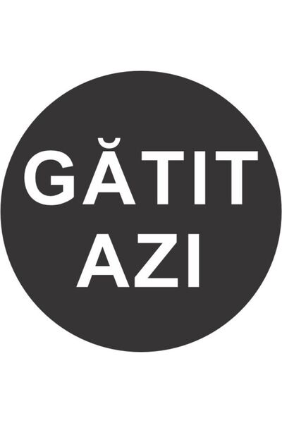 Generic (Unbranded) 500 Pack "Today Cooked" Round Labels - Black 5 cm