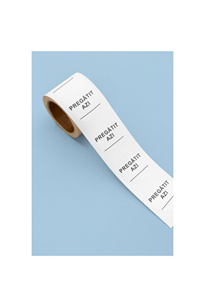 Generic (Unbranded) 500 Adhesive "Prep Today" Labels 2.5 cm - Round PVC