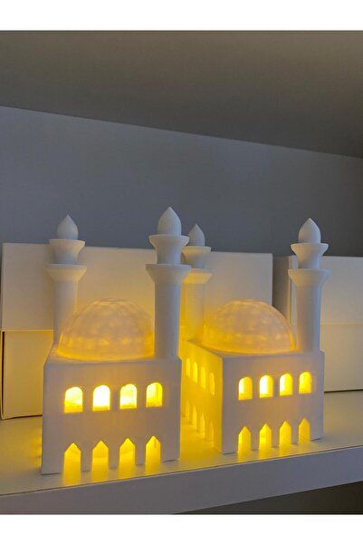 YSR HOME Ramazan Dekorasyonu Cami led mum7/ Dekoratif İslami Ortam Işığı | Ra...