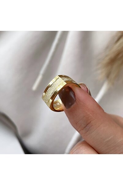 simurg jewellery Gümüş Tekli Kare Alyans