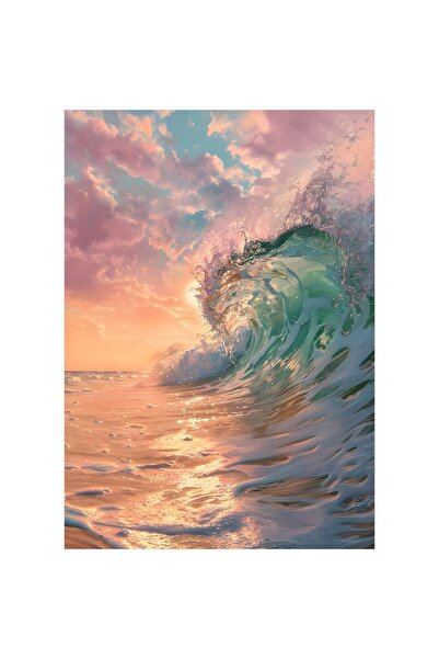 Generic (Unbranded) Tablou pe pânză cu ocean 40x60 cm - Artă de calitate premium