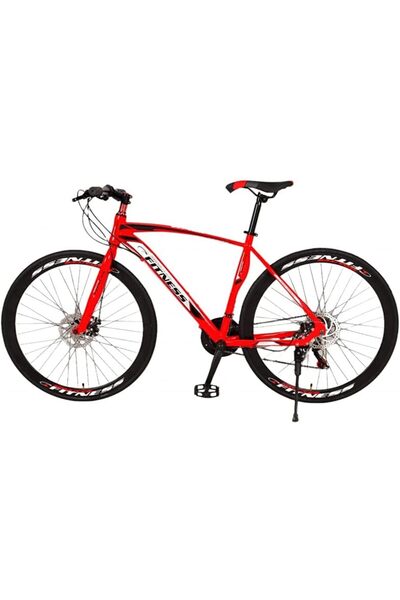 Fitness Minutes F8-26-S-RD Road Bike from Fitness Minutes, 26 Inch, Red