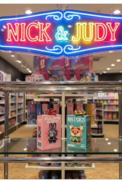 BLACK DİAMOND PLUSH TOY Tilki ve tavşan ( Nick - Judy )