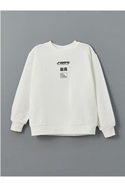 LC Waikiki سترة رياضية للأولاد من plus-store بياقة دائرية وأكمام طويلة، سماكة...