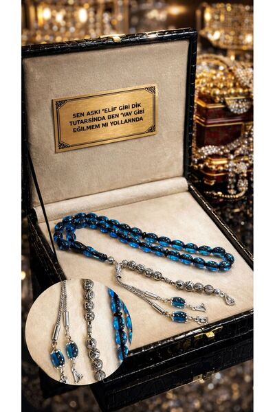 ANP MODA TASARIM Ateş Kehribar Tesbih,Harfli Kişiye Özel Seri, Sıkma Kehribar...