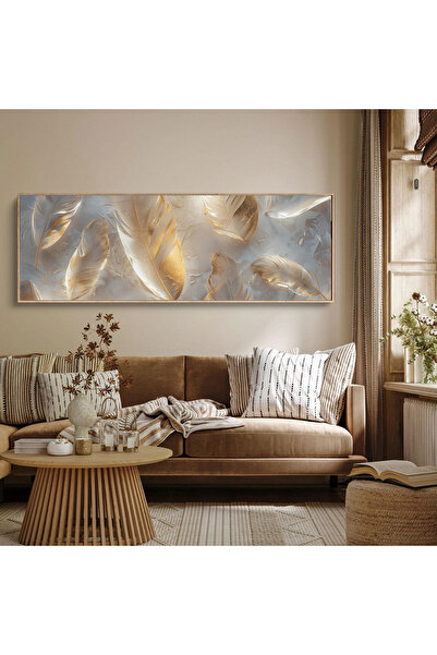 woodhomeworks Tek Parça Gerçek Ahşap Yatay Panorama Çerçeveli Tablo moda tasarım