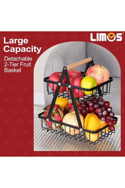 Other 2-Tier Fruit Basket for Kitchen Counter