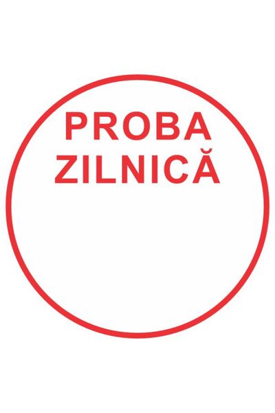 Generic (Unbranded) Daily Sample Labels Set of 500 - 50mm Round White Red