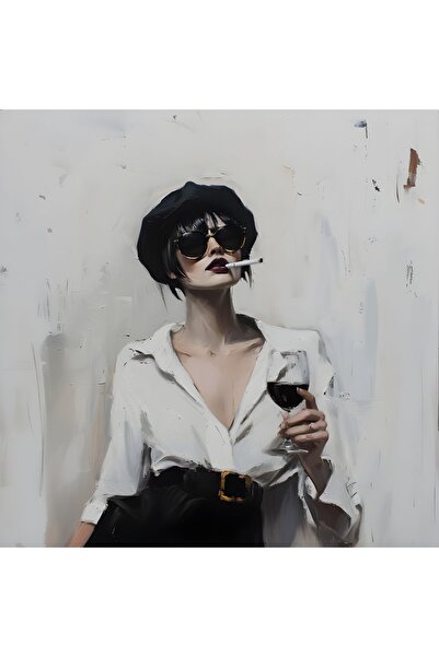 Generic (Unbranded) Tablou pe pânză Cool Lady 40x60 cm - Calitate Premium