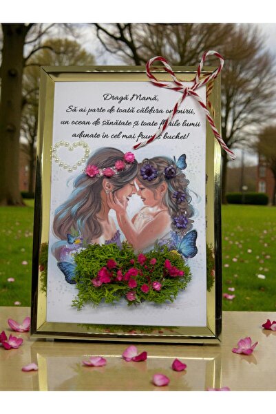 OEM Tablou cu mesaj pentru Mama, 10x15cm