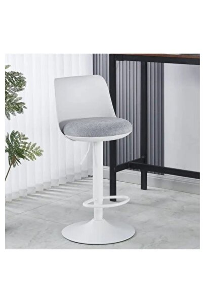 LAOBAN Elegant bar stool chair white
