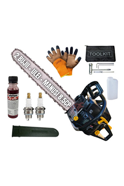 Campion Pachet SUPER Drujbă pe benzină de 8,5 CP