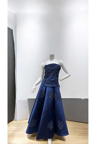 SERA navy blue evening dress