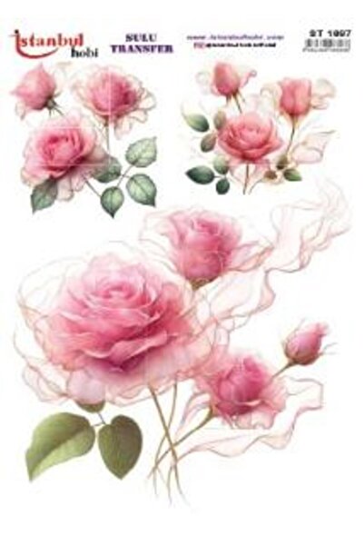 İstanbul Hobi ورق نقل مائي 25x35 سم ST-1697