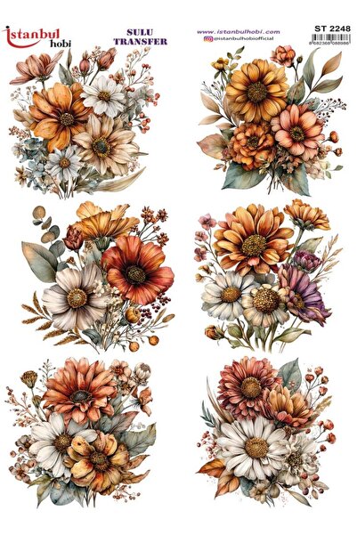 İstanbul Hobi Water Transfer Paper 25X35Cm St-2248