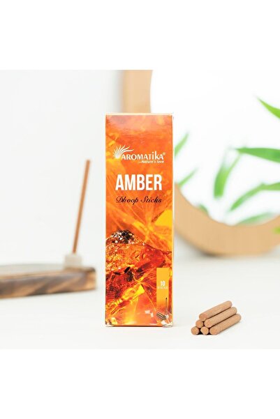 Hem AMBER ( KEHRİBAR KUKULU ) ORGANİK KÖMÜRSÜZ DOOP TÜTSÜ 10 ADET /PCS
