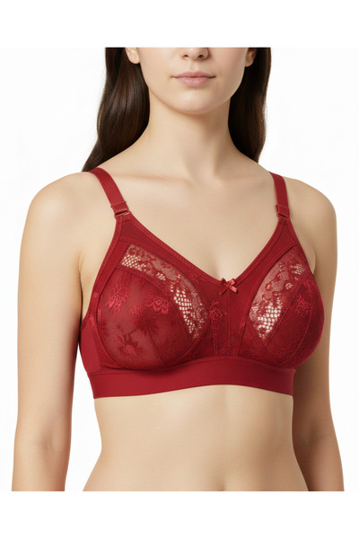 Ebru يبرز انحناءات الجسم حمالة صدر ليز ذات ستة أشرطة مطاطية واسعة