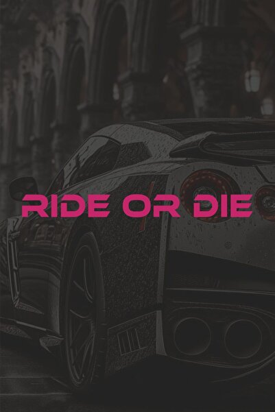 Turuncu Sticker Ride or Die Sticker Label 20X2 cm – Vehicle – Motorbike – Lap...