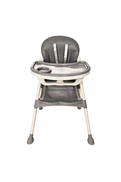 kidoo KD-44 Baby High Chair, Pink, with 5-point safety belt - Gray