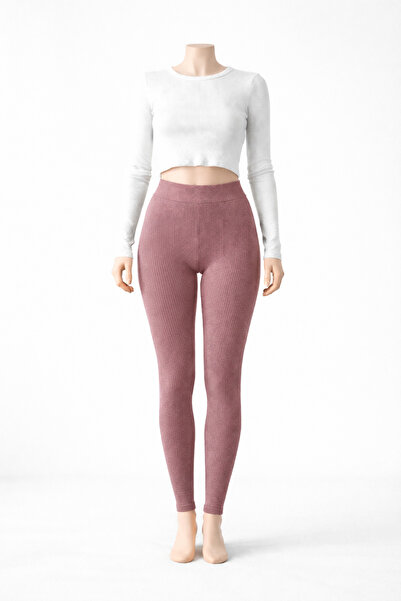 belpa Sıla Sella Ribbed High Waist Sports Leggings